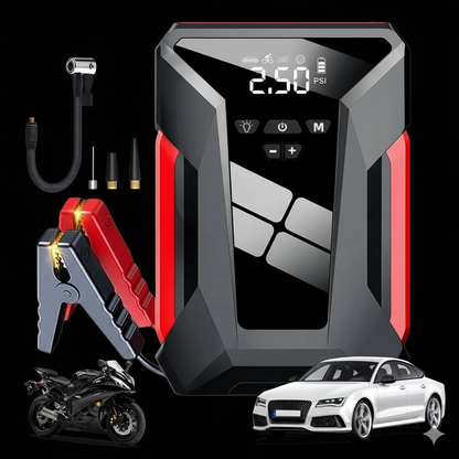 12V Elite 4-in-1 Jump Starter & Air Compressor System | 39800mAh Capacity